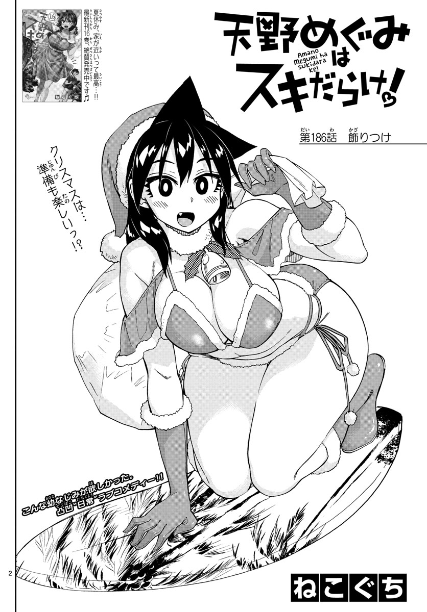 AMANO MEGUMI WA SUKI DARAKE! - RAW Chapter 186 page 2 - nihonkuni.com