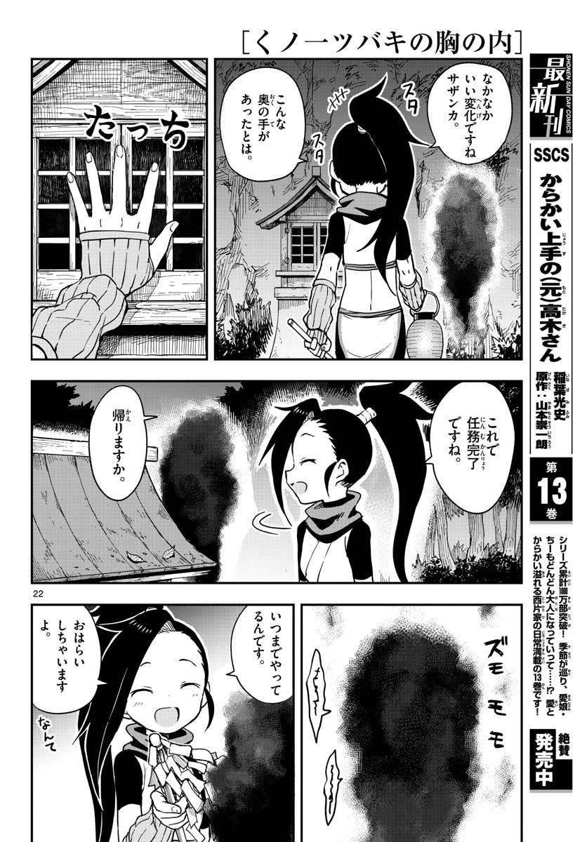 Kunoichi Tsubaki no Mune no Uchi Chap 46 - Pic 23