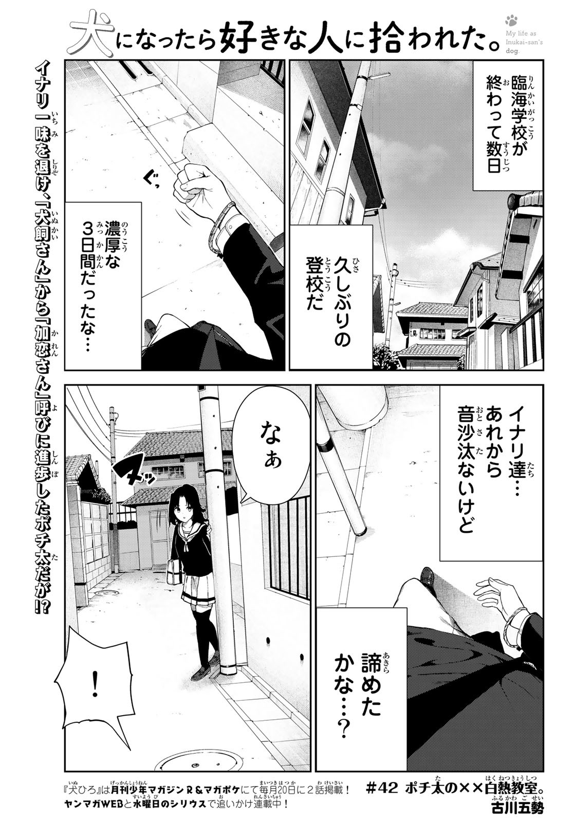 INU NI NATTARA SUKI NA HITO NI HIROWARETA - RAW Chap 42 - Pic 1