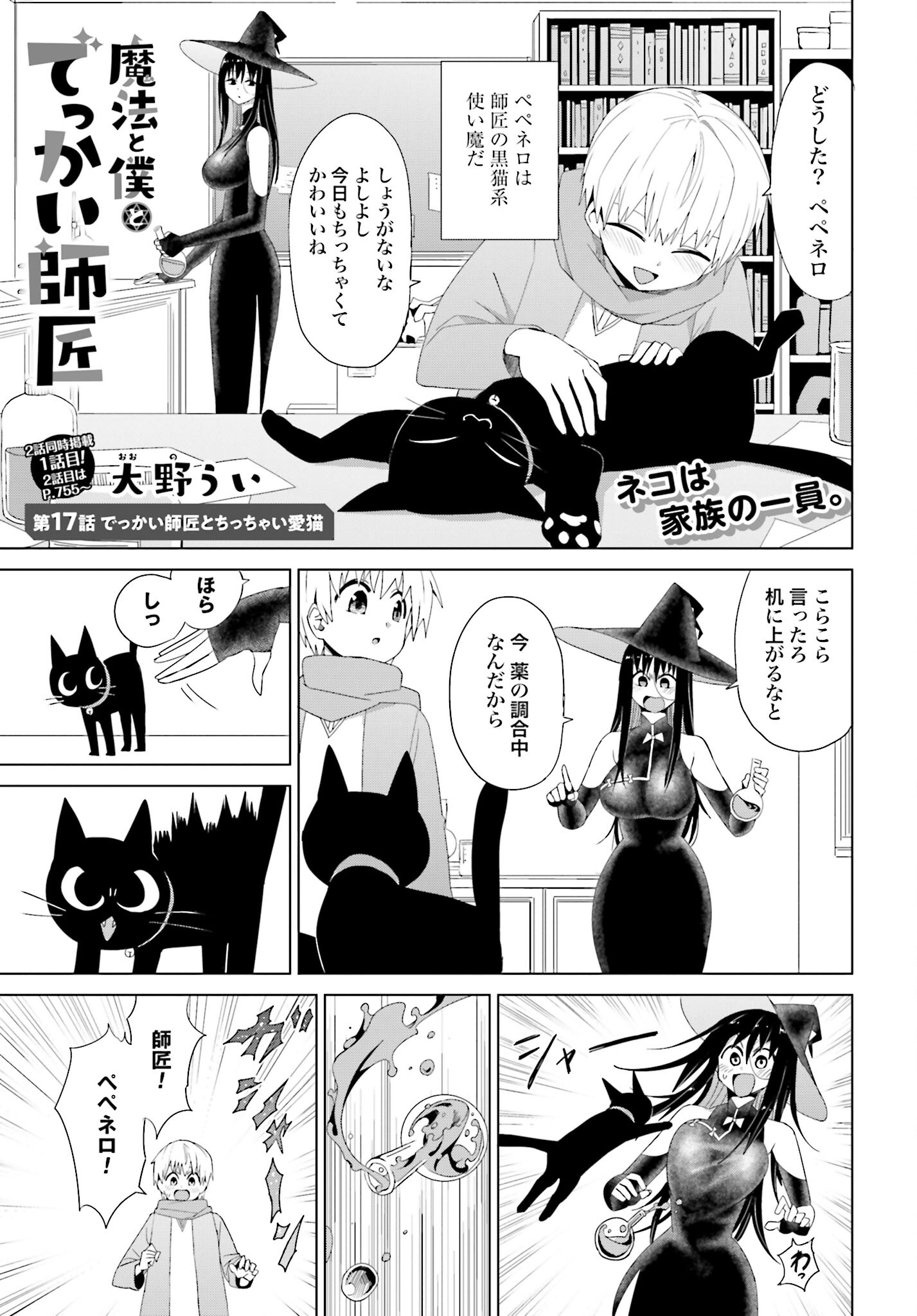 Mahou to Boku to Dekkai Shishou Chapter 17 page 1 - nihonkuni.com