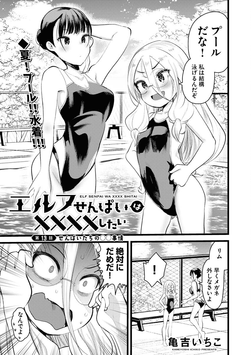 Read Elf-senpai wa XXXX shitai Chapter 13 [High Quality / Full] - Page 1 - nicomanga.net