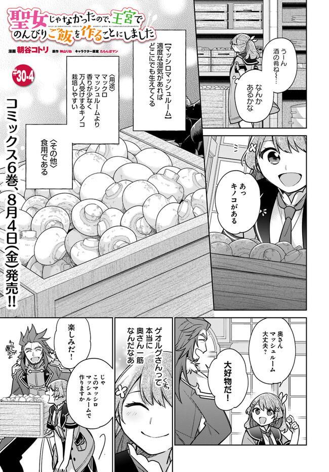 SEIJO JA NAKATTA NODE, OUKYUU DE NONBIRI GOHAN O TSUKURU KOTO NI SHIMASHITA Chap 30.4 - Pic 1