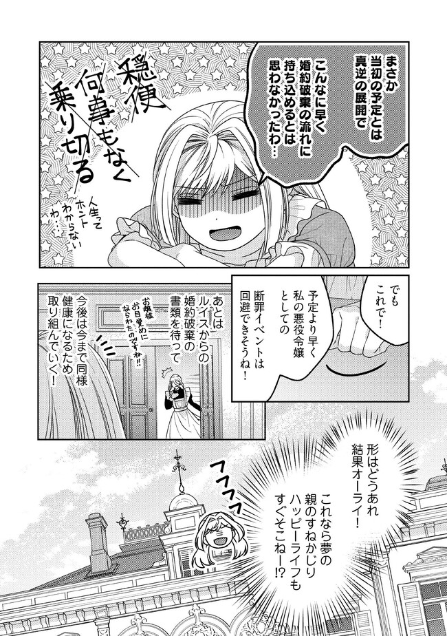 BYOUJAKU NA AKUYAKU REIJOU DESU GA, KONYAKUSHA GA KAHOGO SUGITE NIGEDASHITAI (WATASHITACHI KENEN NO NAKA DESHITA YO NE!?) Chapter 5.4 - Page 3