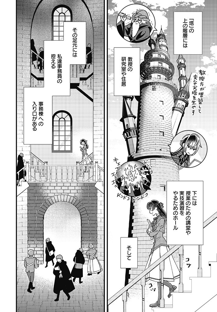 Read ISEKAI TENI SHITAKEDO, OURITSU GAKUIN DE JIMUIN YATTEMASU Chapter 1.2 [High Quality / Full] - Page 12 - nicomanga.net