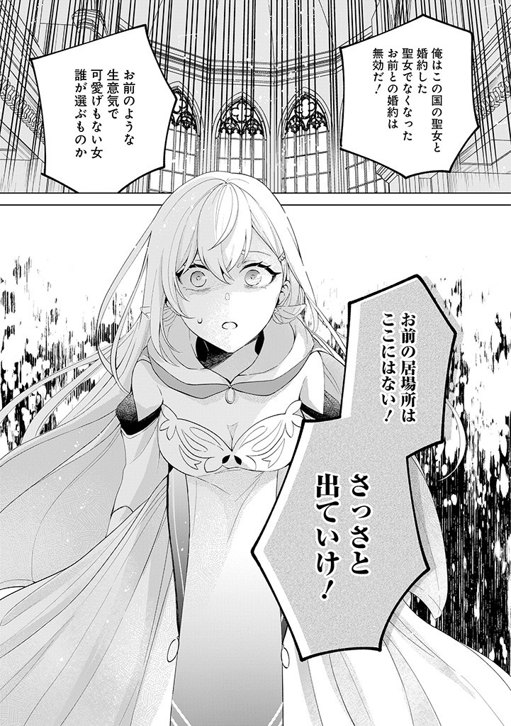 SEISHIN SEIJO: KONYAKU HAKISARETA TSUIHOU SEIJO DESU GA, OOKAMI OUJI NO NOROI WO TOITE DEKIAISARETEMASU - IMASARA KUNI NI MODORETTE IWARETE MO OSOI DESU! Chapter 1 page 9 - nihonkuni.com