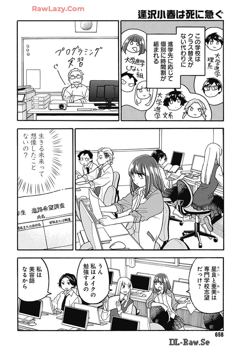 Aizawa Koharu wa Shi ni Isogu Chapter 22 page 6 - nihonkuni.com