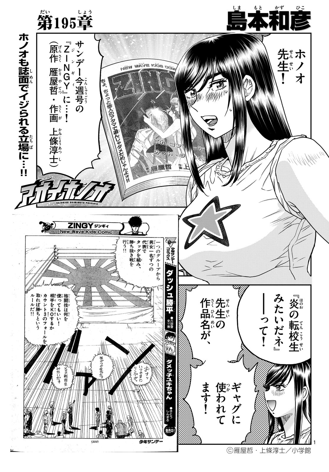 Aoi Honoo Chap 195 - Pic 1