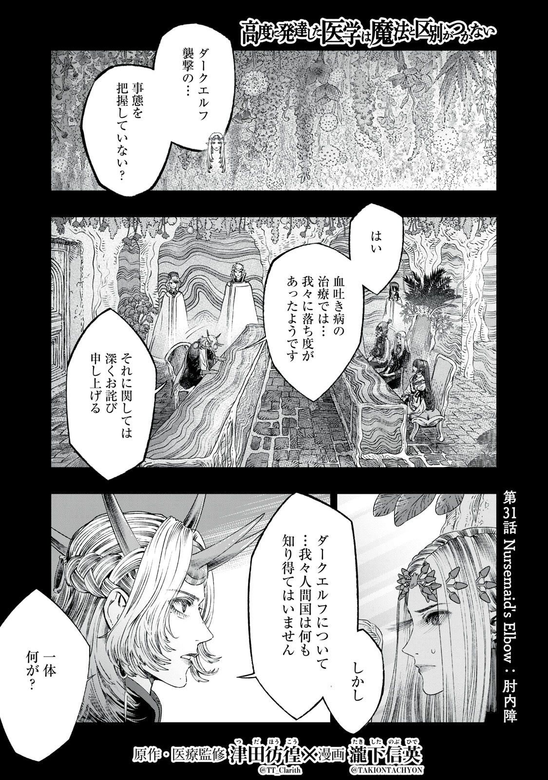KOUDO NI HATTATSU SHITA IGAKU WA MAHOU TO KUBETSU GA TSUKANAI Chapter 31.1 page 1 - nihonkuni.com