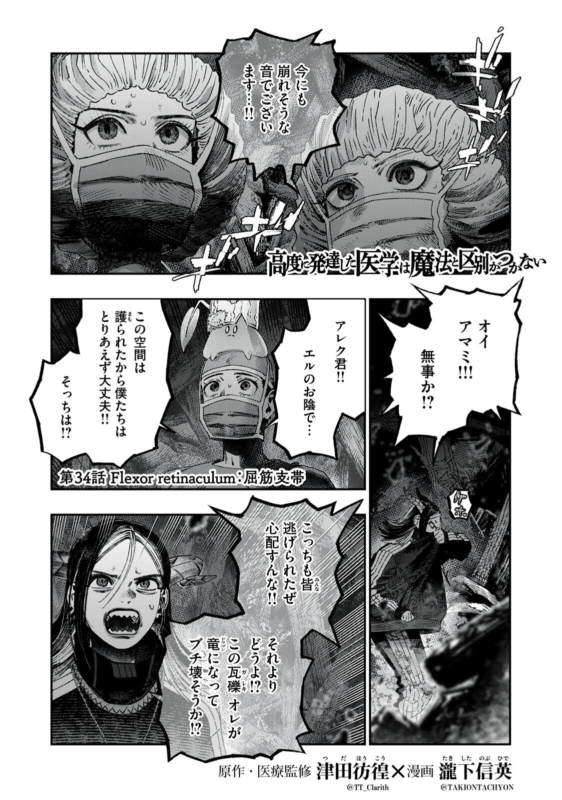 KOUDO NI HATTATSU SHITA IGAKU WA MAHOU TO KUBETSU GA TSUKANAI Chapter 34.1 page 1 - nihonkuni.com
