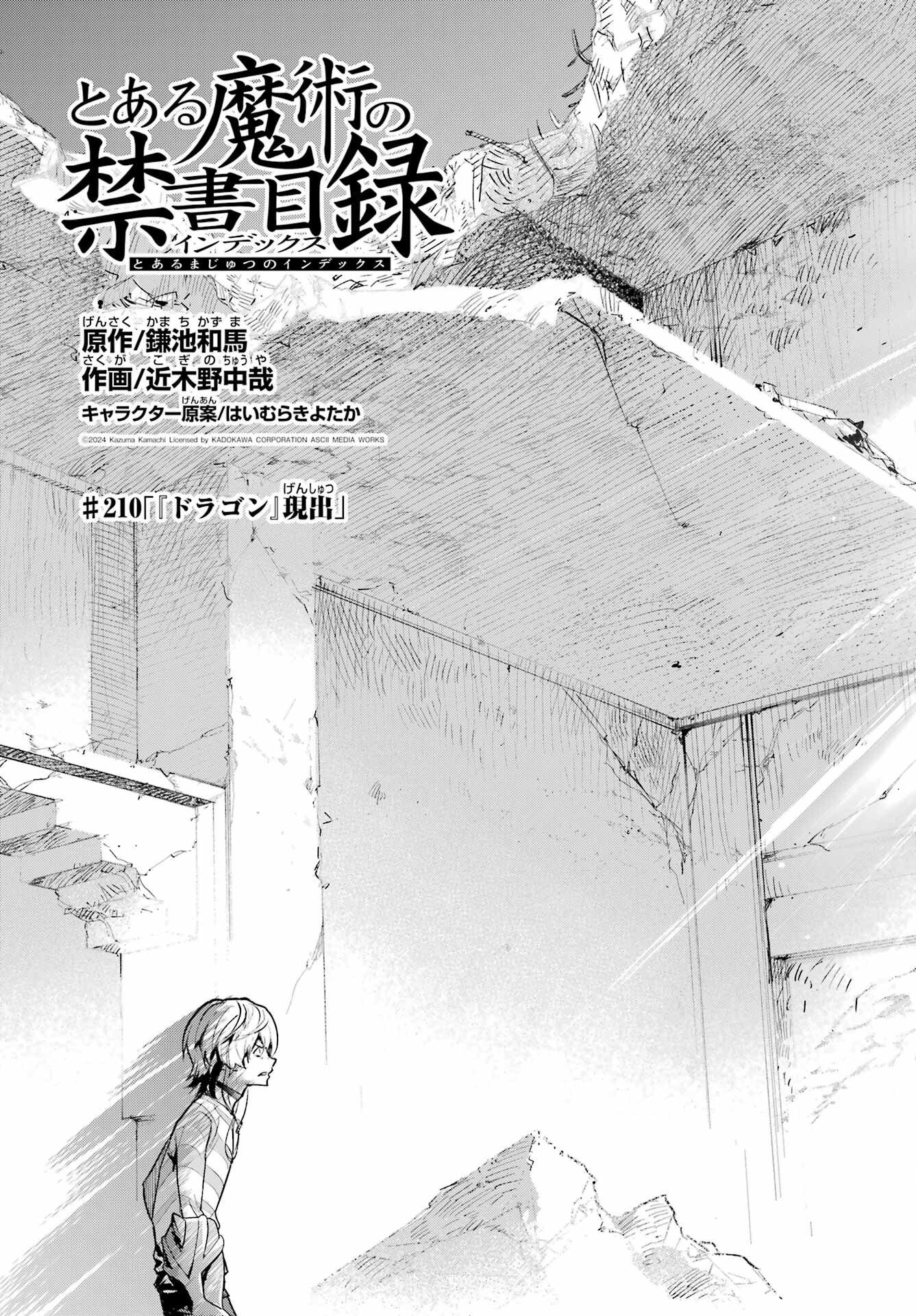 TOARU MAJUTSU NO KINSHO MOKUROKU Chapter 210 - Page 3