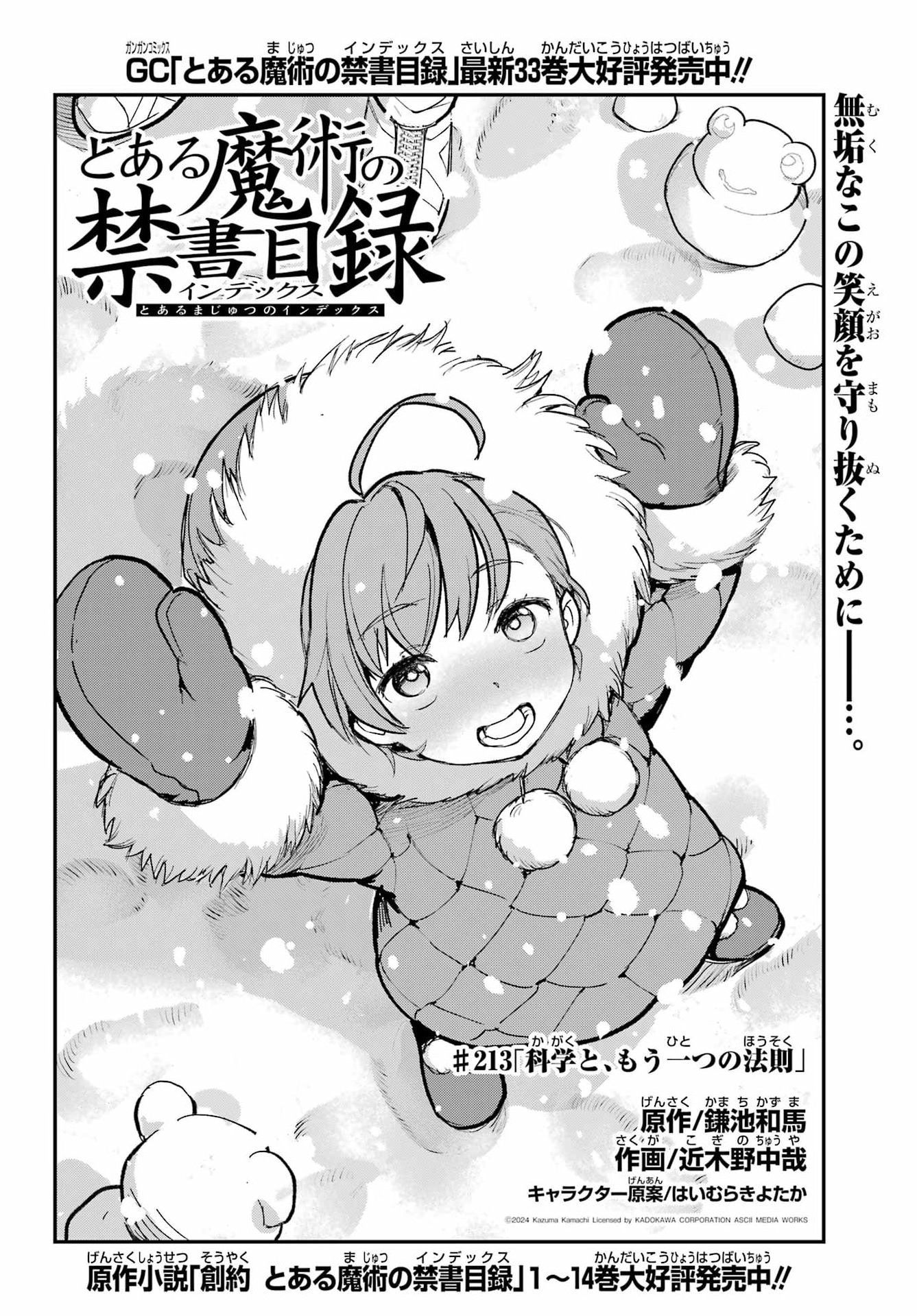 TOARU MAJUTSU NO KINSHO MOKUROKU Chapter 213 - Page 8