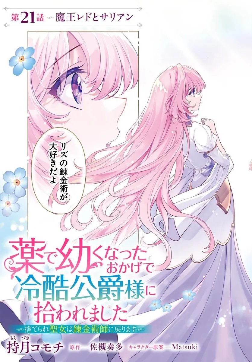 KUSURI DE OSANAKU NATTA OKAGE DE REIKOKU KOUSHAKU-SAMA NI HIROWAREMASHITA - SUTERARE SEIJO WA RENKINJUTSUSHI NI MODORIMASU Chap 21.1 - Pic 3
