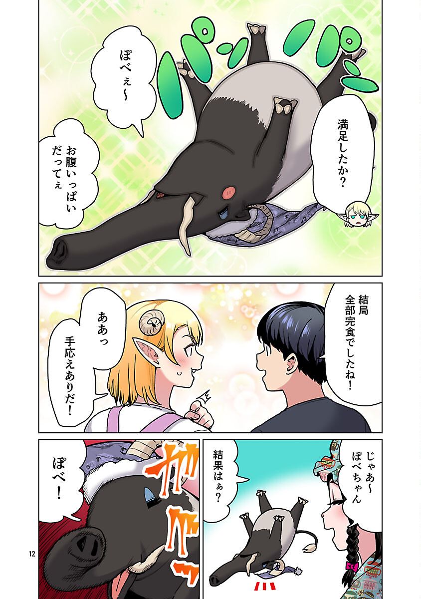 Read ELF-SAN WA YASERARENAI. Chapter 64 [High Quality / Full] - Page 14 - nicomanga.net