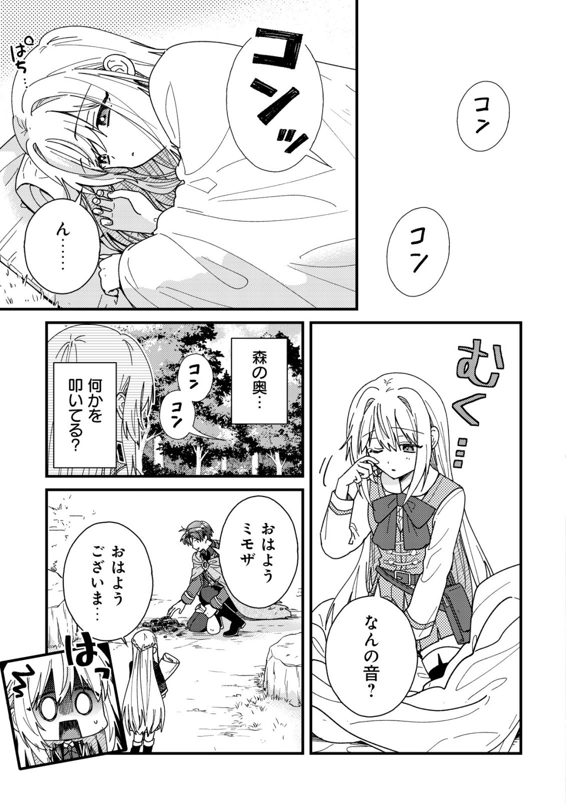 ORIGAMI SHOKUNIN MIMOSA NO NIKKICHOU: BYOUJAKU DATTA WATASHI WA ISEKAI NI TENSEI SHITE KENKOU NA KARADA WO TE NI IRETA NODE, ZENSE DE DEKINAKATTA ONGAESHI NO TABI NI DERU Chapter 4 - Page 18