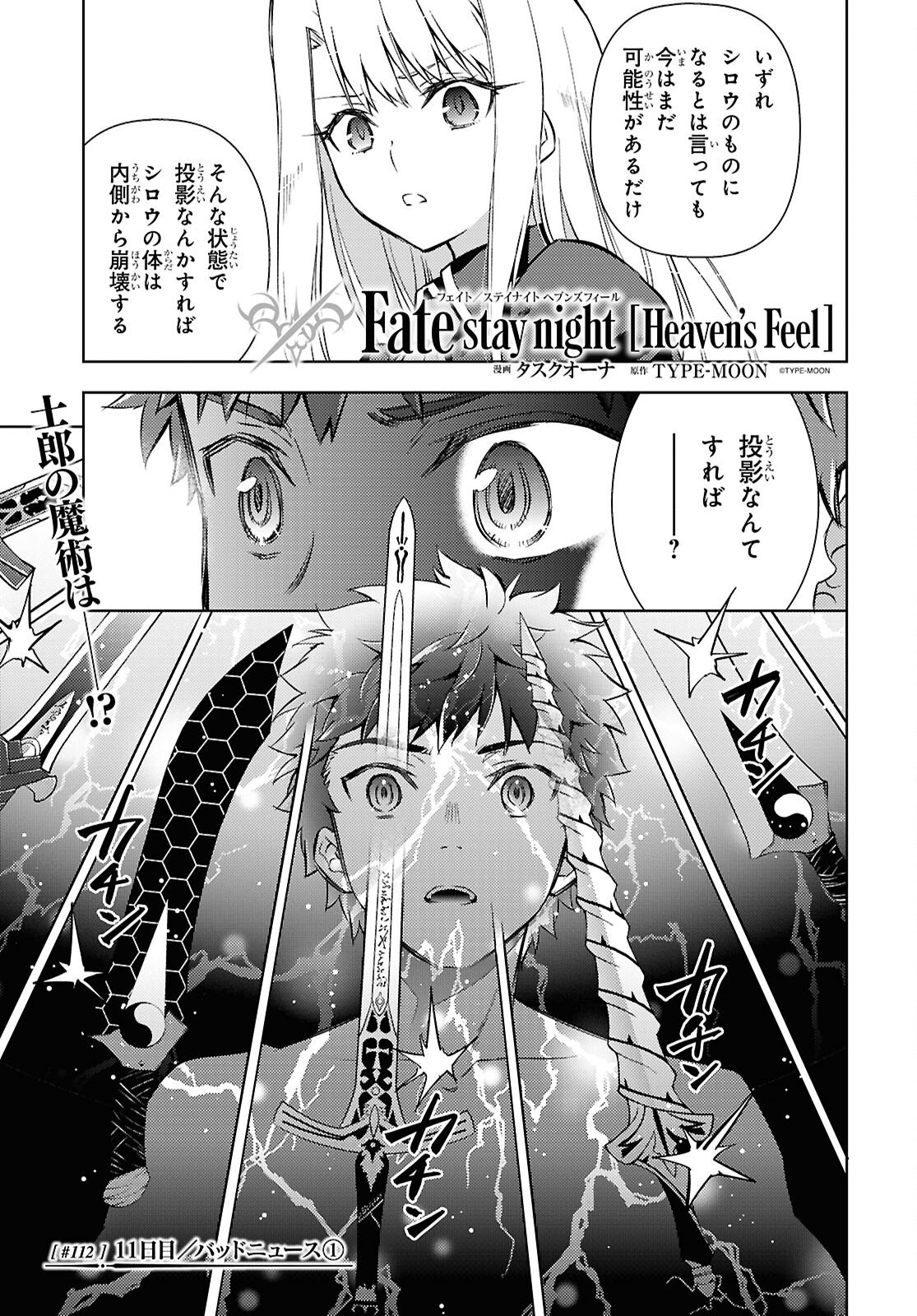 FATE/STAY NIGHT - HEAVENS FEEL - RAW Chap 112 - Pic 1