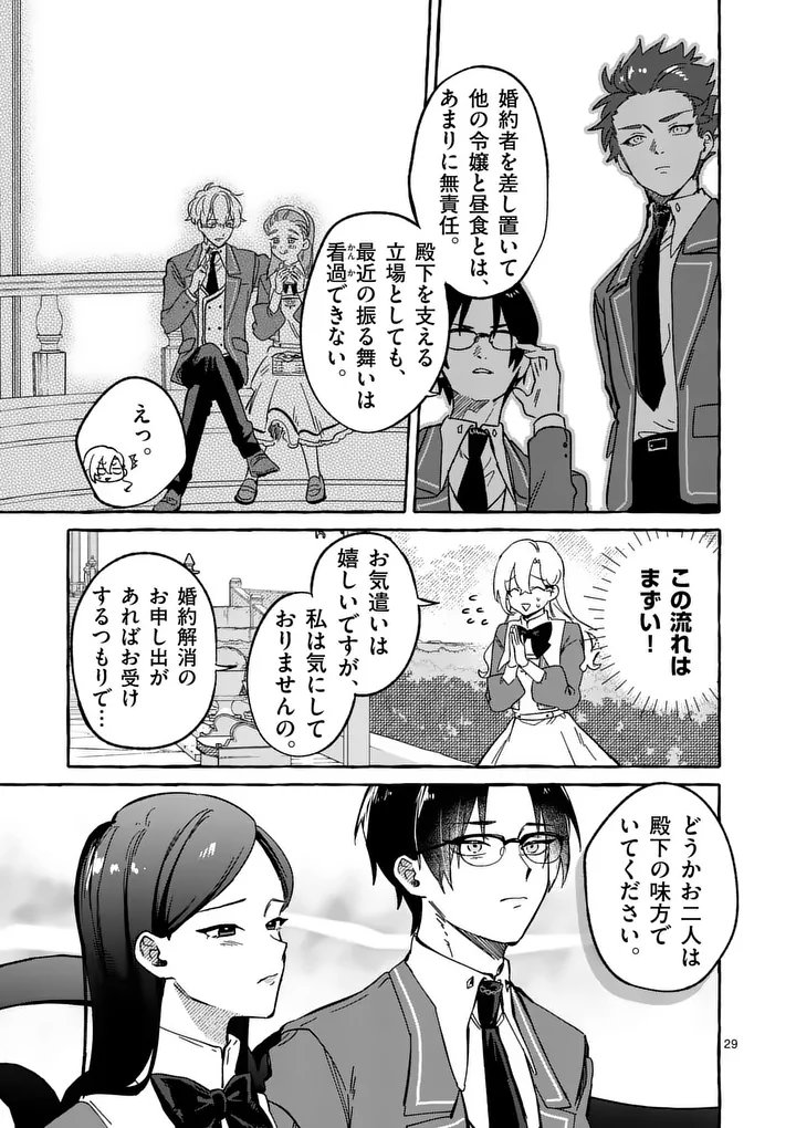 HAMETSU WO HIKAETA AKUYAKU REIJOU GA MURI SHITE HEROINE WO ENJITA KEKKA ~TAIDA NA YOSEI GA AKOGARE NA NONI, DAINI OUJI NO DEKI AI ROUTE NI KONWAKU CHUU~ RAW Chapter 10.3 - Page 8