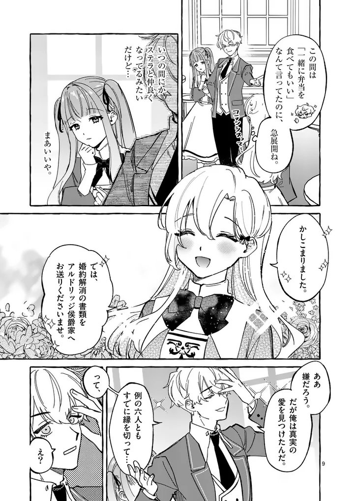 Read HAMETSU WO HIKAETA AKUYAKU REIJOU GA MURI SHITE HEROINE WO ENJITA KEKKA ~TAIDA NA YOSEI GA AKOGARE NA NONI, DAINI OUJI NO DEKI AI ROUTE NI KONWAKU CHUU~ RAW Chapter 11.1 [High Quality / Full] - Page 9 - nicomanga.net