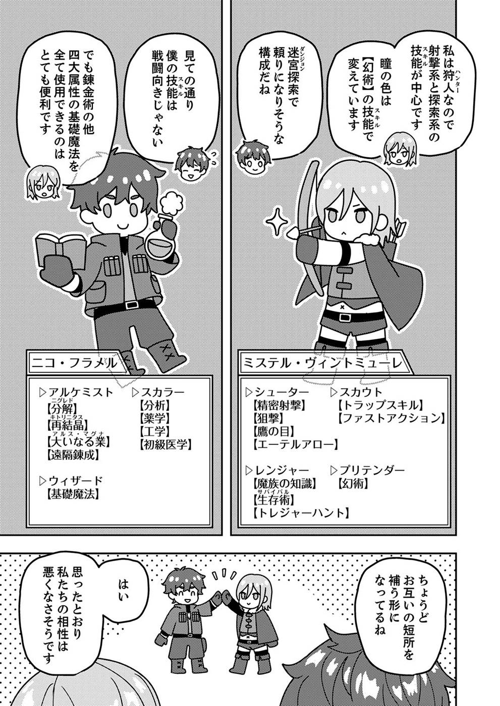 RENKINJUTSU NO HENKYOU SAISEI SLOW LIFE: S-KYUU PARTY DE KORITSU SHITA SHOUJO WO KABATTARA TSUIHOU SAREDA NO DE, ISSHO NI SHIAWASE NI KURASHIMASU Chapter 2 page 7 - nihonkuni.com