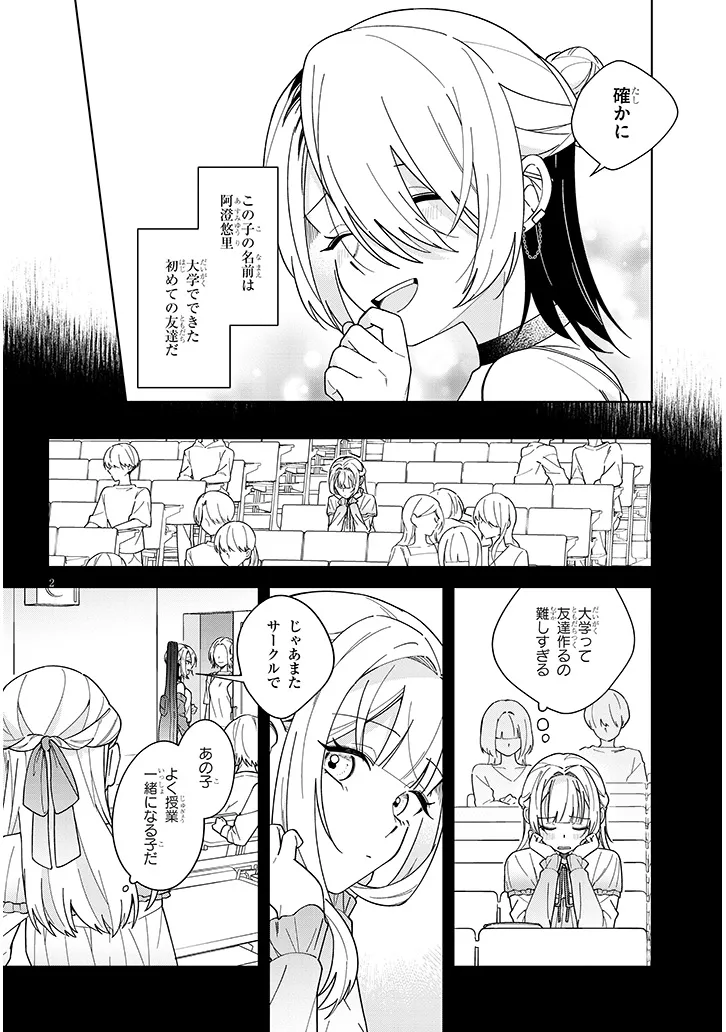 AFTERNOON TEA WA IKAGA DESU KA? WATASHI TO SENPAI NO, FUJUN DE ICHIZU NA FUTARI GURASHI Chapter 4.2 - Page 2