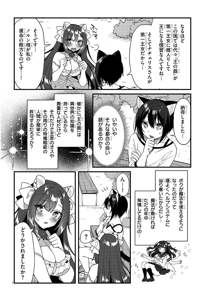 BOKU NO RISOU NO ISEKAI SEIKATSU - TENSEI SHITARA KEMOMIMI MUSUME DARAKE NO SEKAI DE HAREM NI Chapter 20.1 page 4 - nihonkuni.com