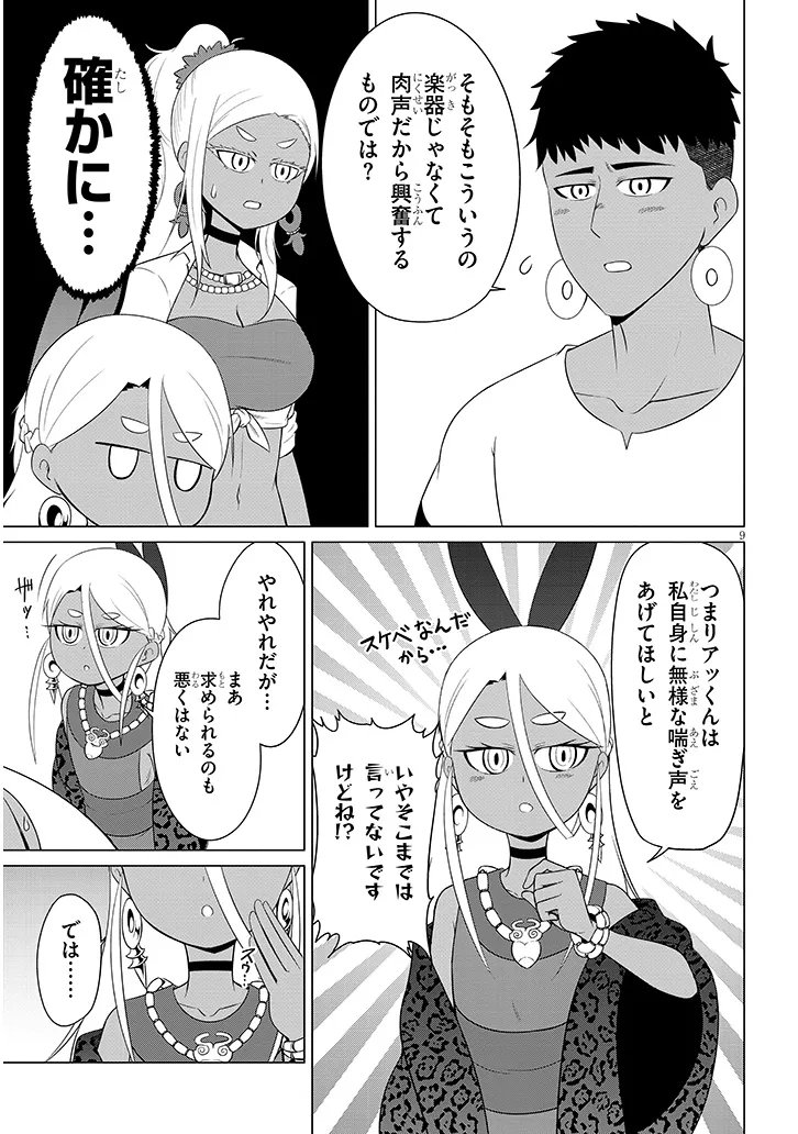 Read DOWNER MEGAMI WA OSHI GA TSUYOI Chapter 8 [High Quality / Full] - Page 9 - nicomanga.net