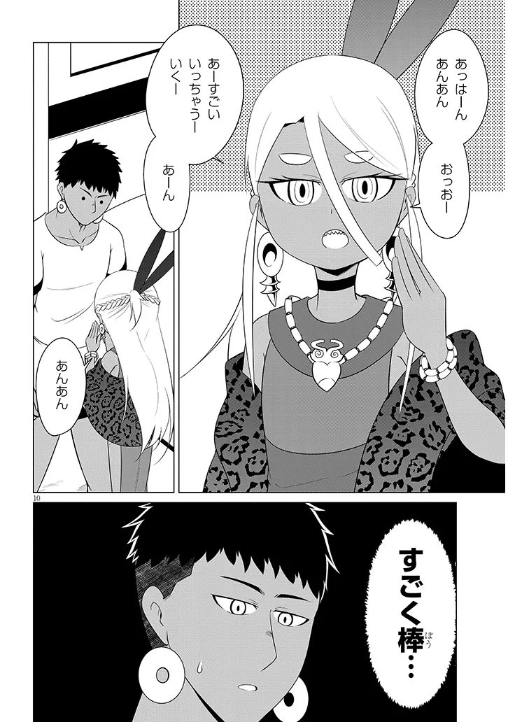 Read DOWNER MEGAMI WA OSHI GA TSUYOI Chapter 8 [High Quality / Full] - Page 10 - nicomanga.net