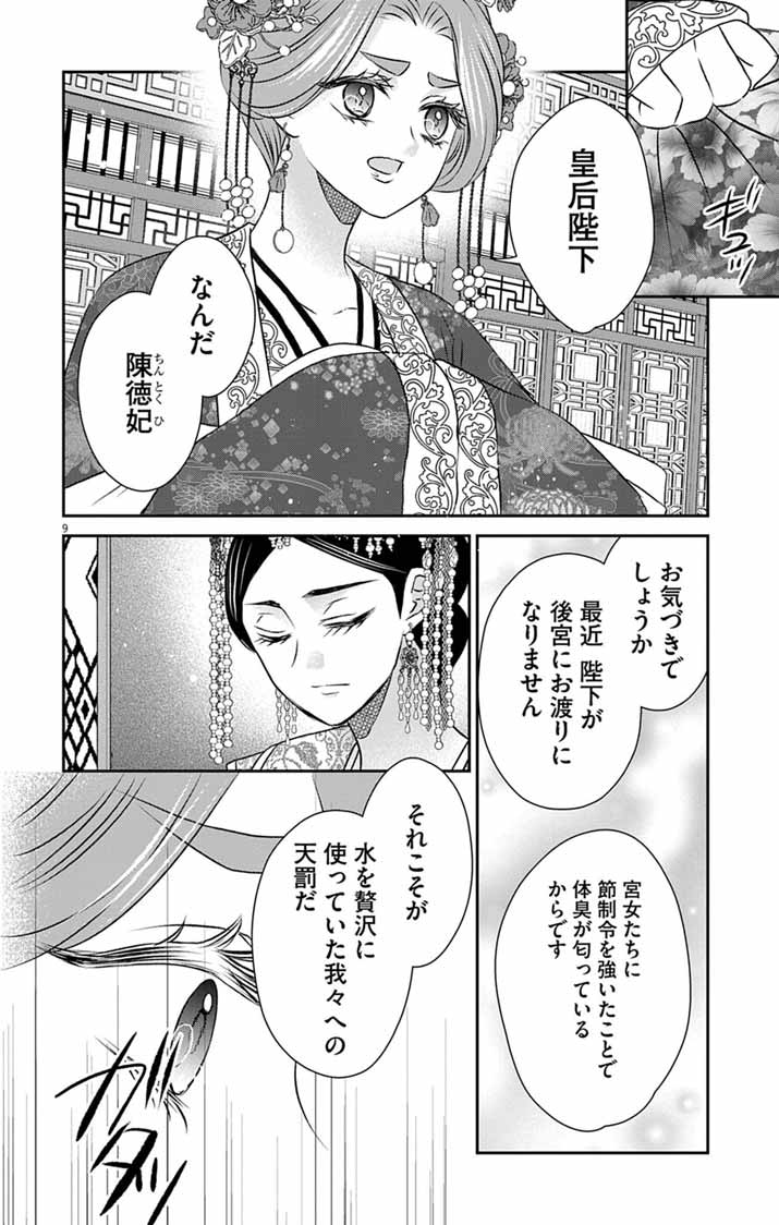 KOUTEI DENKA NO YAKUTOU KISAKI: HATSUKOI NO HITO TO NO KAKEOCHI SAKI WA KOUKYUU DESHITA Chapter 10 - Page 9