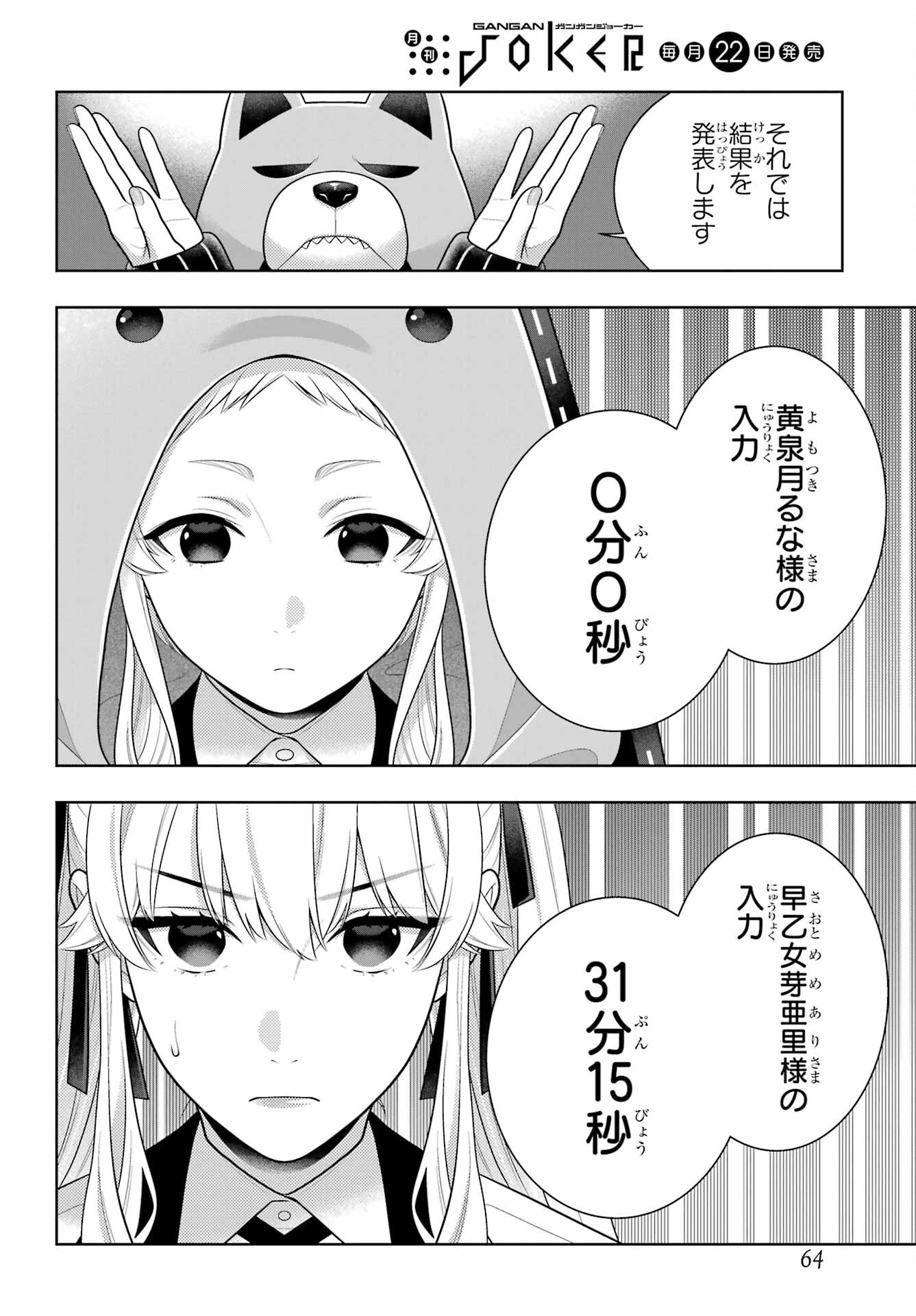 Read KAKEGURUI Chapter 129 [High Quality / Full] - Page 20 - nicomanga.net