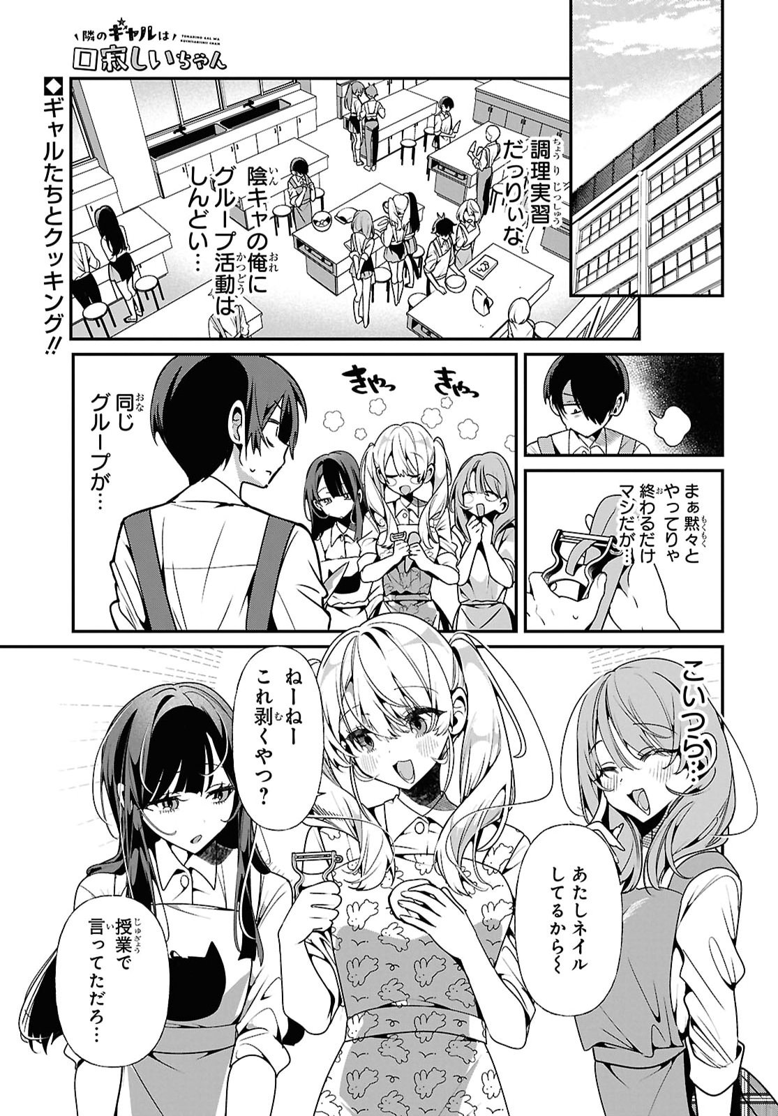 Tonari no Gyaru wa Kuchisabishii-chan Chapter 13 page 1 - nihonkuni.com