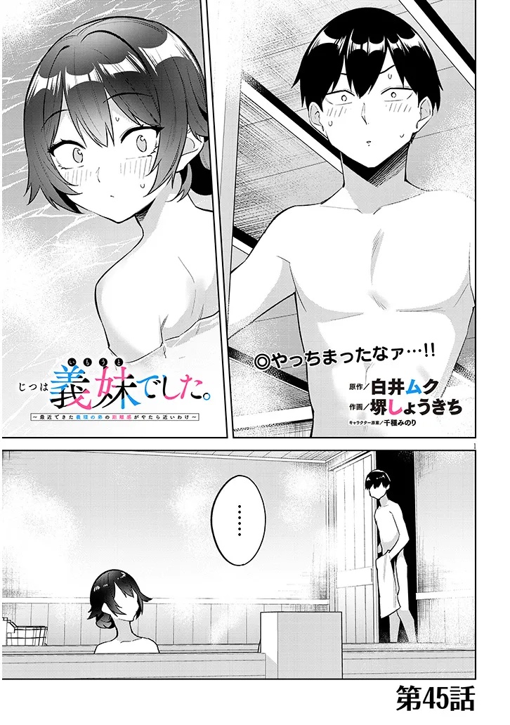 JITSU WA IMOUTO DESHITA. ~SAIKIN DEKITA GIRI NO OTOUTO NO KYORIKAN GA YATARA CHIKAI WAKE~ RAW Chap 45.1 - Pic 1