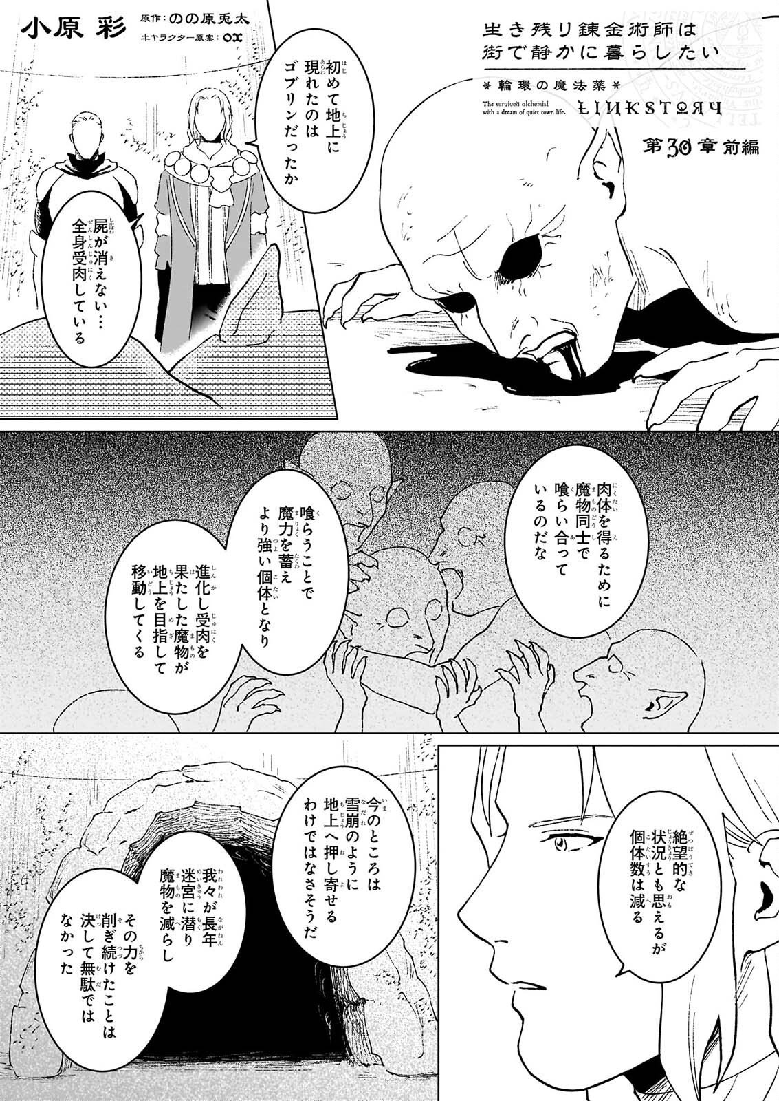 IKINOKORI RENKINJUTSUSHI WA MACHI DE SHIZUKA NI KURASHITAI: RINKAN NO MAHOU-YAKU - RAW Chapter 30.1 page 1 - nihonkuni.com