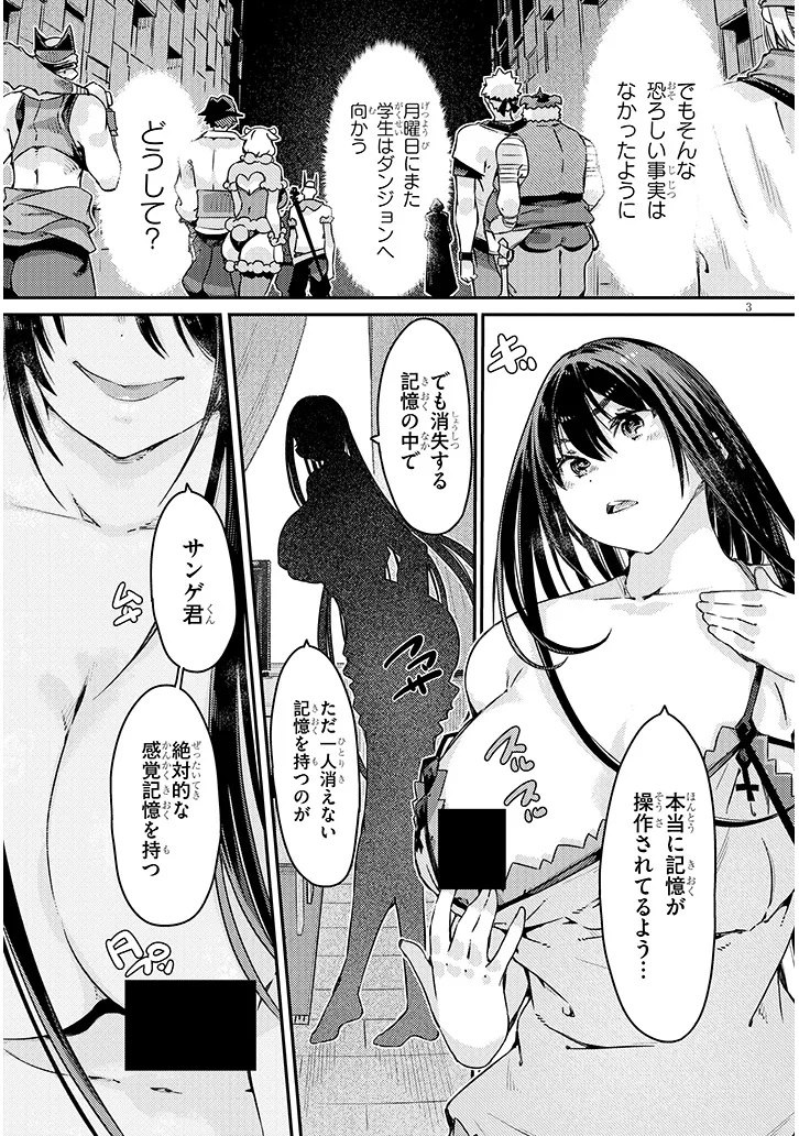 DUNGEON HAISHIN HEROINE WA DATSUI WANA DE HAREM FLAG GA TATSU RASHII Chapter 6.1 - Page 3