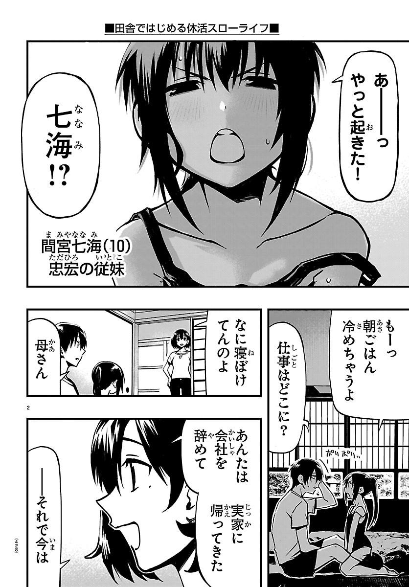 INAKA DE HAJIMERU KYUUKATSU SLOW LIFE ~CHOTTO SHIGOTO YAMETE JIKKA NI KAERU WA~ Chapter 7.5 page 2 - nihonkuni.com