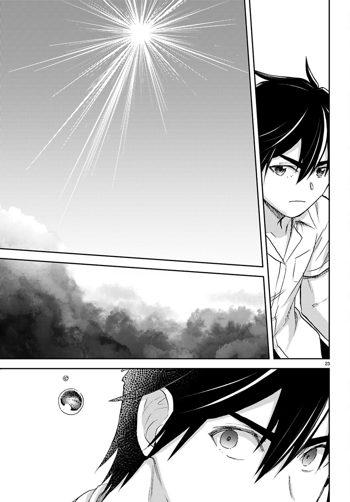 ISEKAI YURUTTO SURVIVAL SEIKATSU: GAKKOU NO MINNA TO ISEKAI NO MUJINTOU NI TENISHITAKEDO ORE DAKE RAKUSHOU DESU (MANGA) - RAW Chapter 61 page 23 - nihonkuni.com