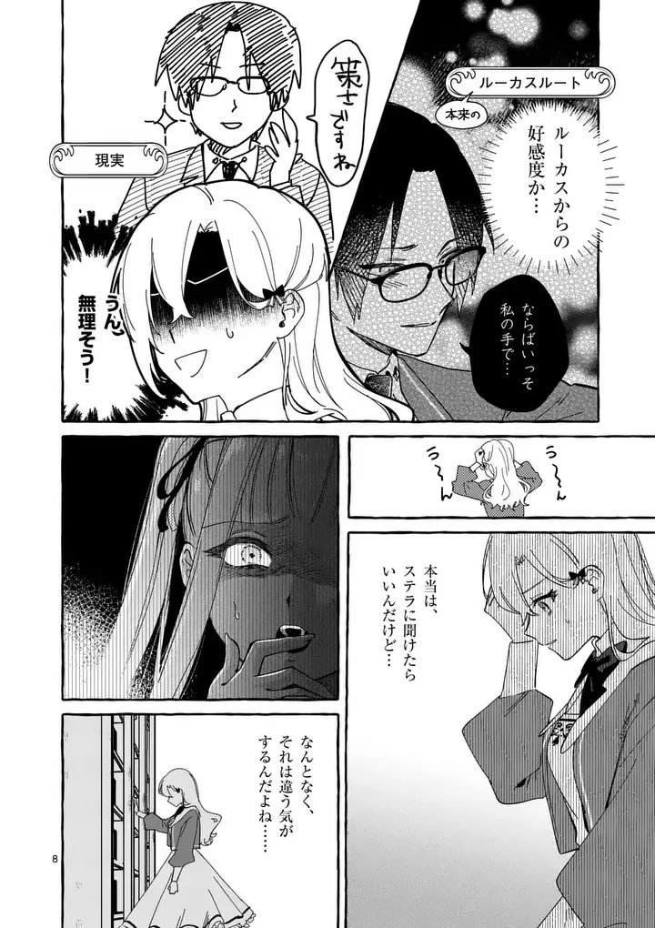 HAMETSU WO HIKAETA AKUYAKU REIJOU GA MURI SHITE HEROINE WO ENJITA KEKKA ~TAIDA NA YOSEI GA AKOGARE NA NONI, DAINI OUJI NO DEKI AI ROUTE NI KONWAKU CHUU~ RAW Chapter 15.1 - Page 8