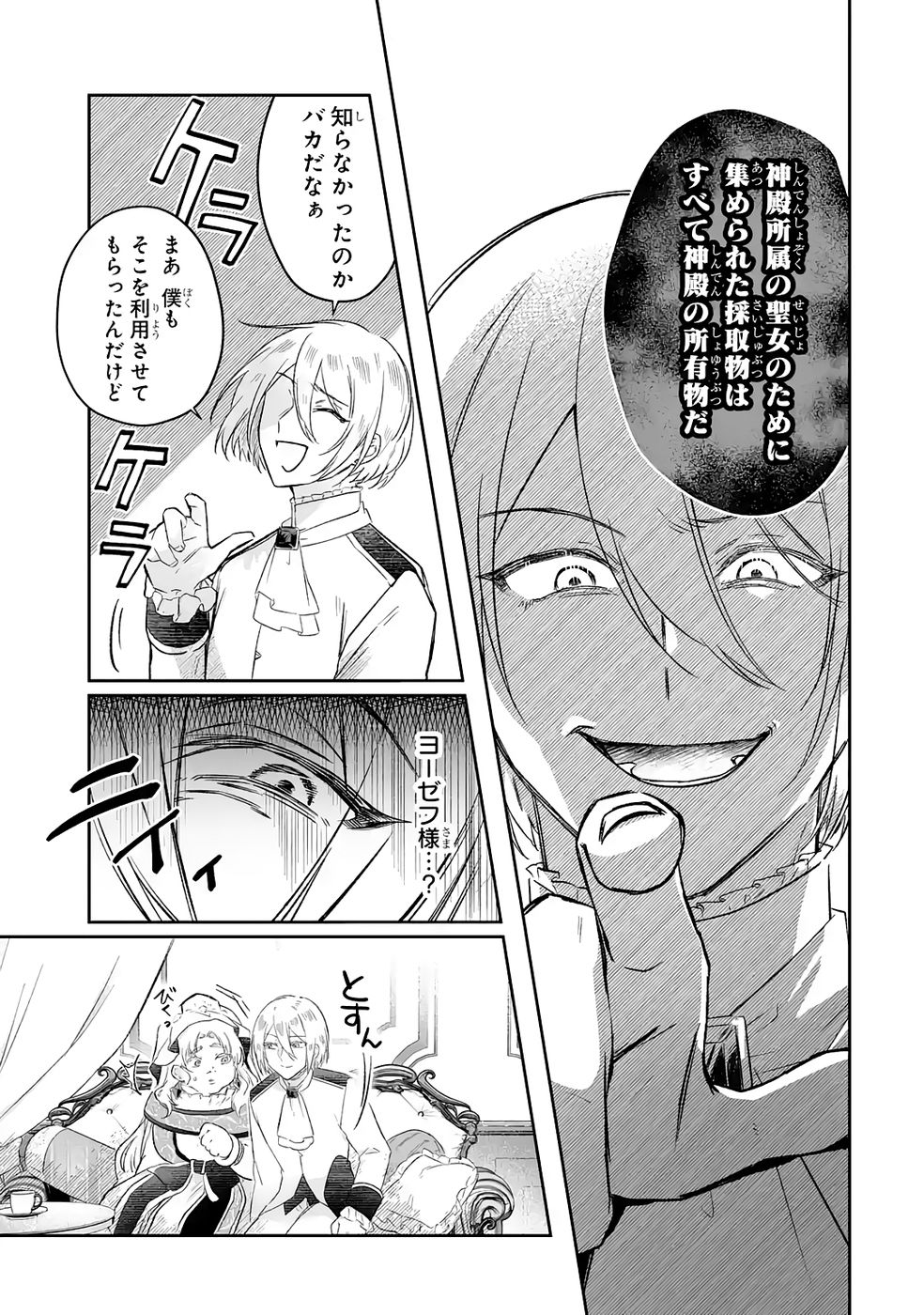 SEIJO NO ANE DESU GA, IMOUTO NO TAME NO TOKUSHU MASEKI YA TOKUSHU YAKUSOU NO SAISHU WO YAMETARA, RINGOKU NO MAJUTSUSHI-SAMA NO MOTO DE SHIAWASE NI NARIMASHITA! Chapter 8 - Page 19