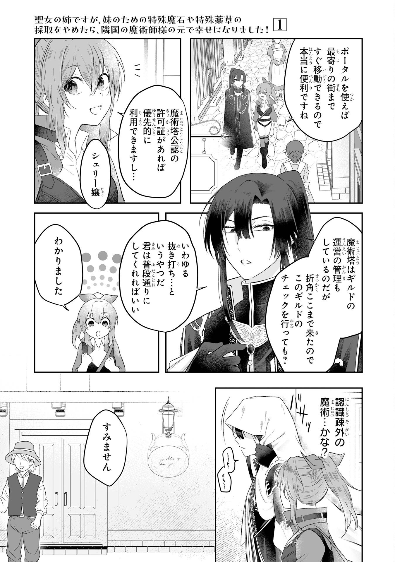 SEIJO NO ANE DESU GA, IMOUTO NO TAME NO TOKUSHU MASEKI YA TOKUSHU YAKUSOU NO SAISHU WO YAMETARA, RINGOKU NO MAJUTSUSHI-SAMA NO MOTO DE SHIAWASE NI NARIMASHITA! Chapter 2 - Page 25