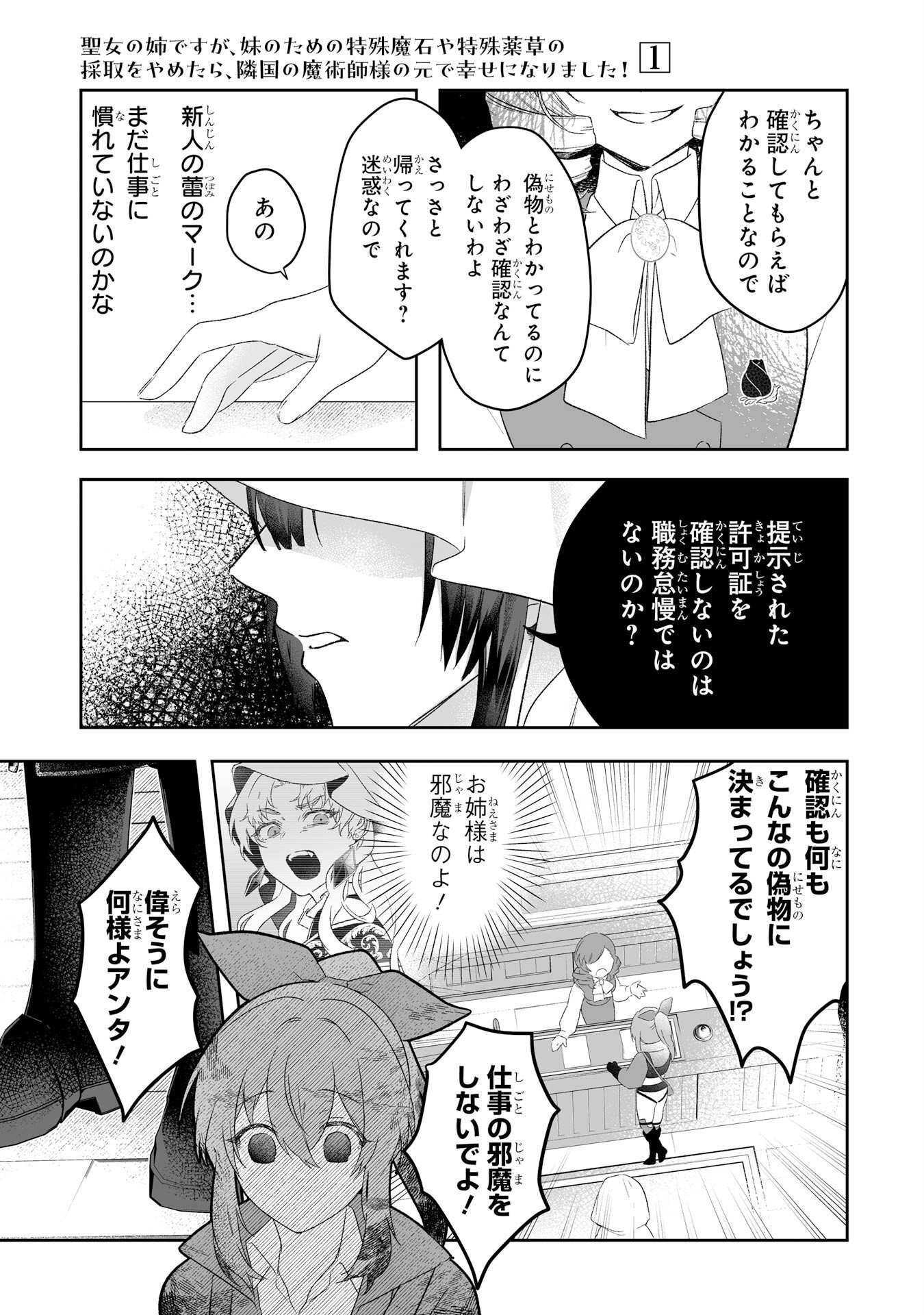 SEIJO NO ANE DESU GA, IMOUTO NO TAME NO TOKUSHU MASEKI YA TOKUSHU YAKUSOU NO SAISHU WO YAMETARA, RINGOKU NO MAJUTSUSHI-SAMA NO MOTO DE SHIAWASE NI NARIMASHITA! Chapter 2 - Page 27