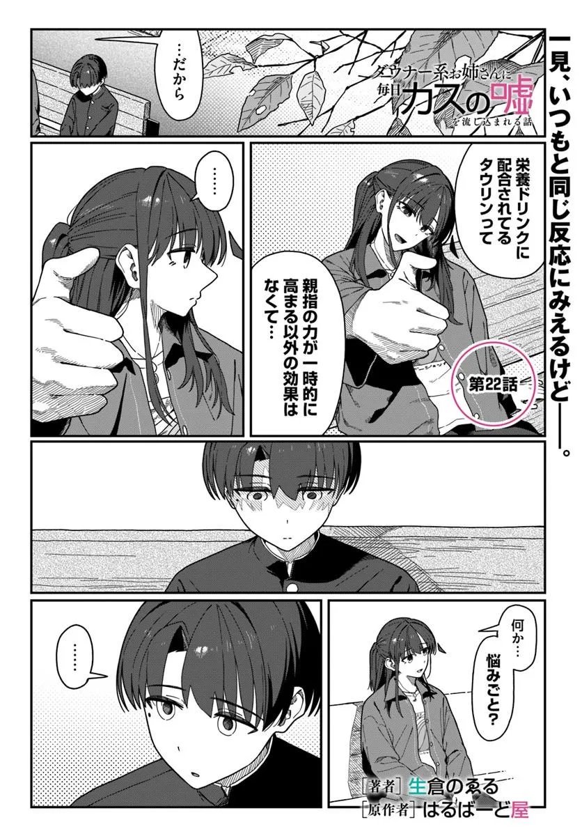 DAUNAKEI O NEESAN NI MAINICHI KASU NO USO WO NAGASHIKOMA RERU HANASHI Chap 22 - Pic 1