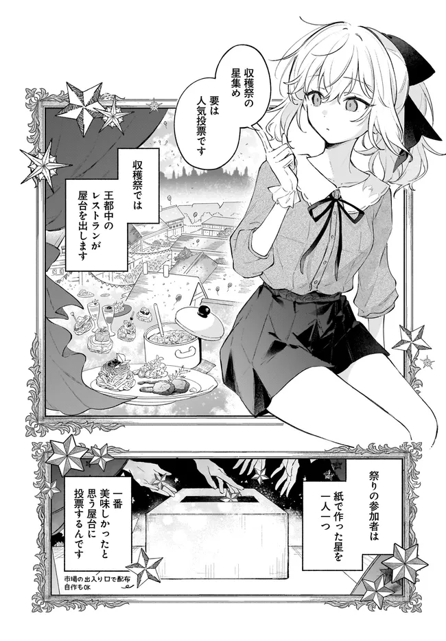 TENSEI SHOUJO NO MITSUBOSHI RECIPE - GAKEPUCCHI SHOKUDOU NO FUKURYOURI-CHOU, HAJIMEMASHITA Chap 7.2 - Pic 2