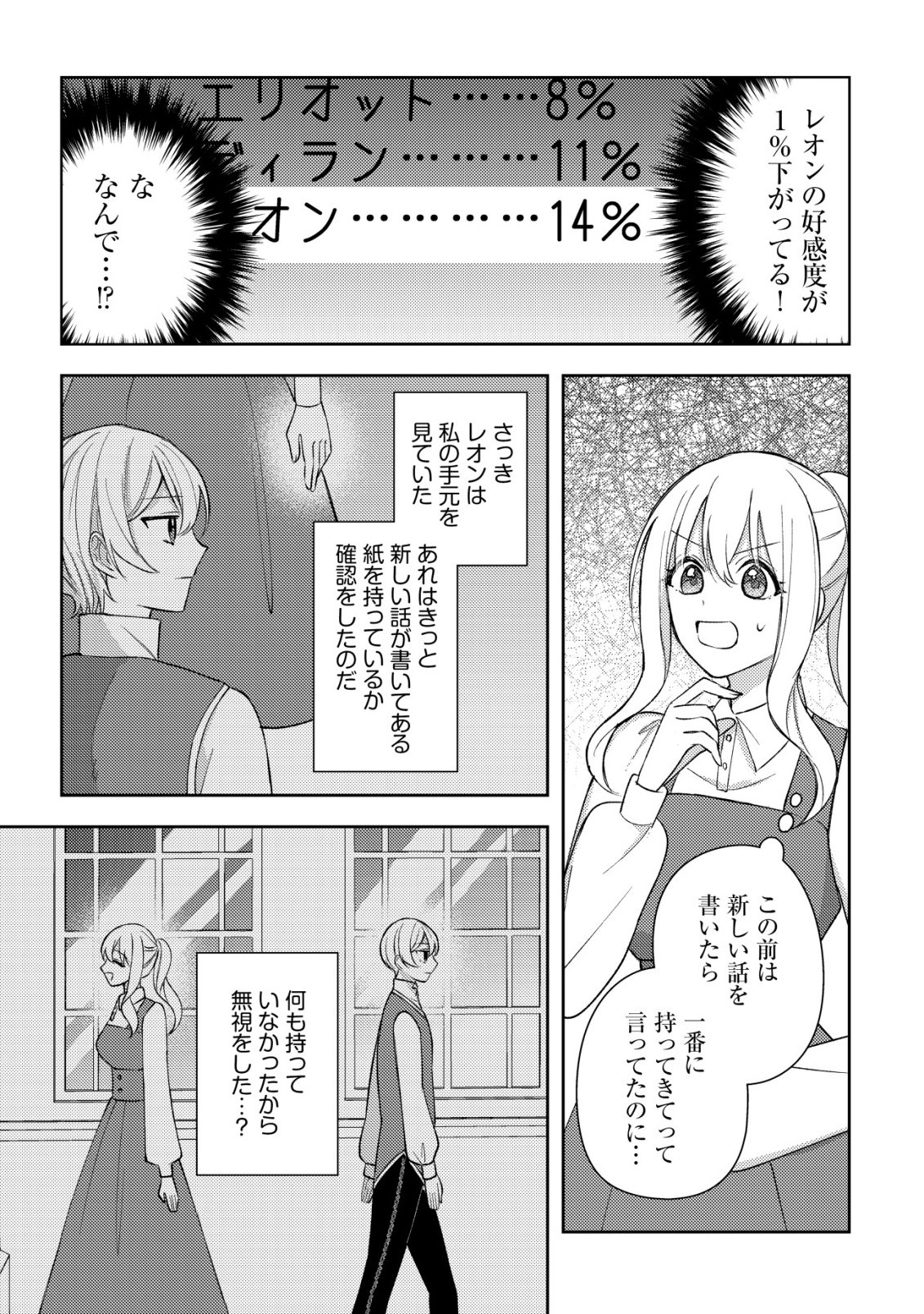 KOURYAKU FUNOU NA KUSOGEE NO HEROINE NI TENSEI SHITE ITA NODE, KOROSARERU MAE NI RIDATSU SHITAI ~DEKIAI ROUTE? NANI SORE?~ Chap 3 - Pic 26