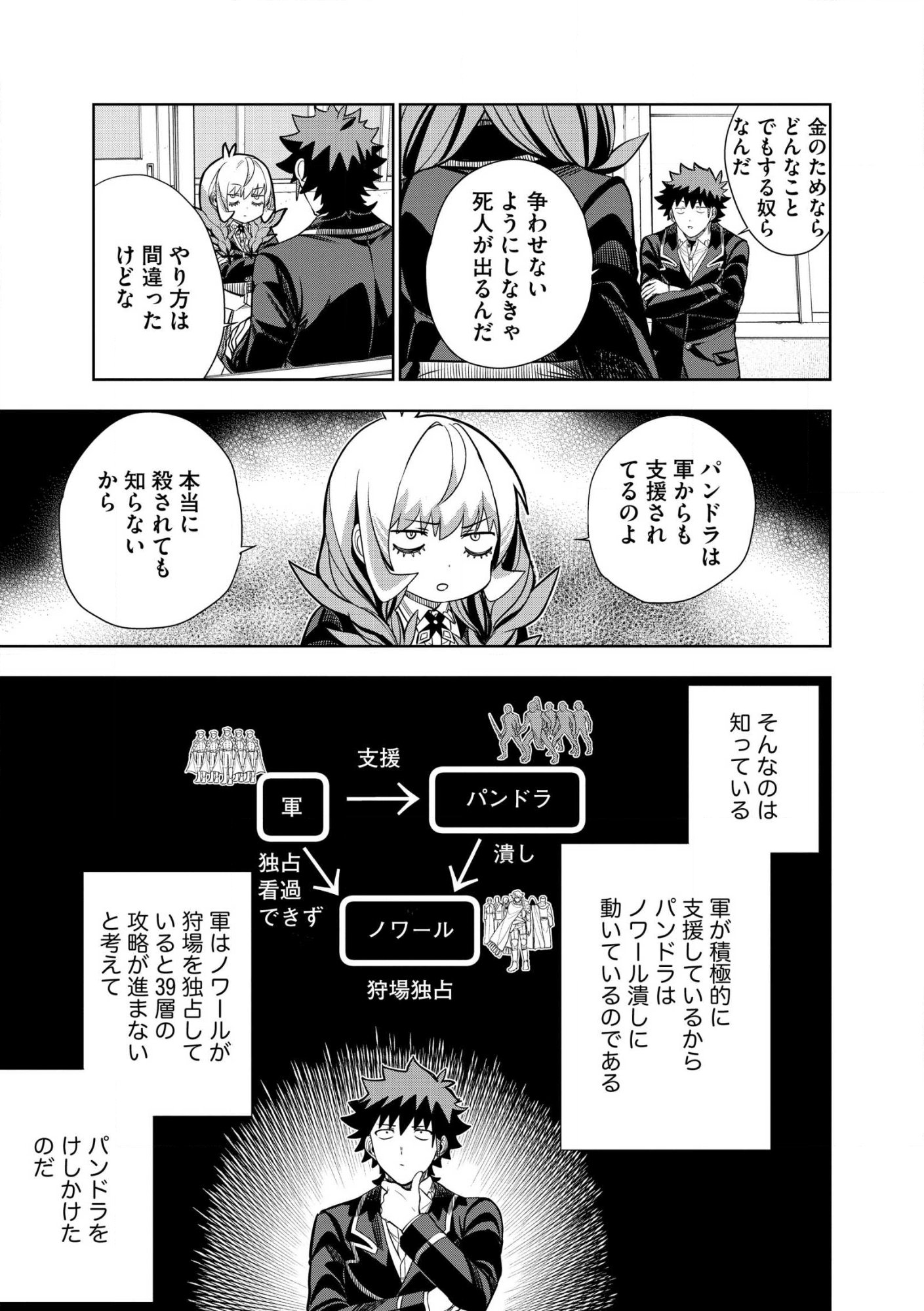 DUNGEON GAKUEN NO TEIHEN NI TENSEI SHITA KEDO, NAZE KA ORE NI WA KOURYAKU HON GA ARU Chap 33.2 - Pic 6