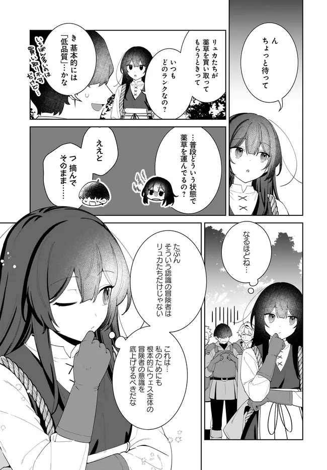 KUSURI URI NO SEIJO - ENZAI DE TSUIHOUSARETA YAKUSHI WA, HENKYOU NO JI DE SHIAWASE WO TSUKAMU Chap 15.2 - Pic 17