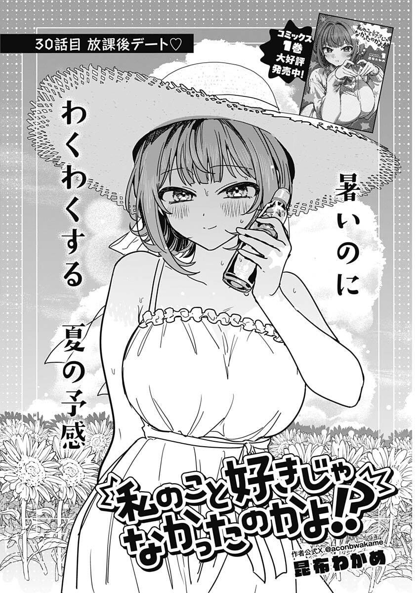 WATASHI NO KOTO SUKI JA NAKATTA NO KA YO!? Chap 30 - Pic 2