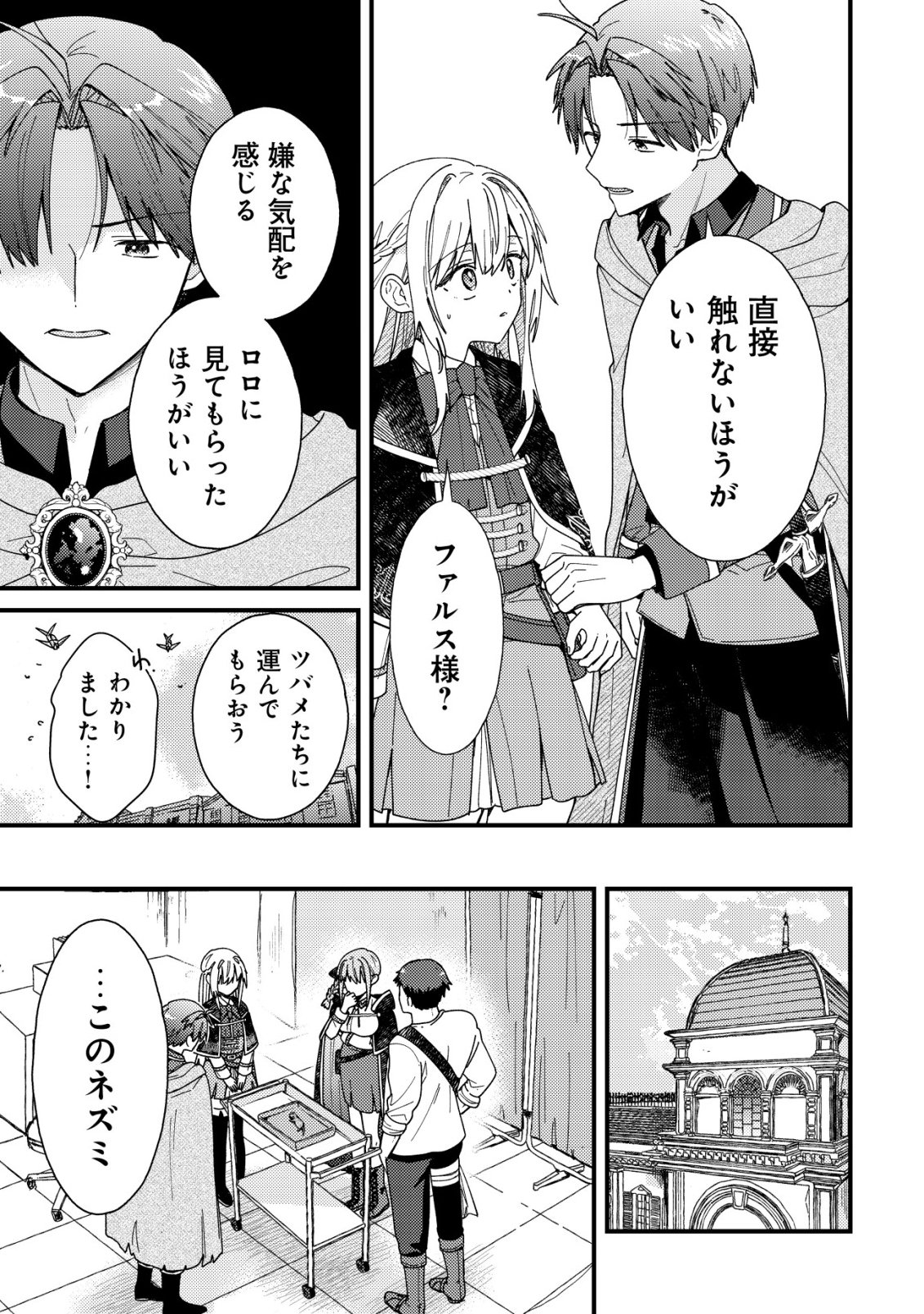 ORIGAMI SHOKUNIN MIMOSA NO NIKKICHOU: BYOUJAKU DATTA WATASHI WA ISEKAI NI TENSEI SHITE KENKOU NA KARADA WO TE NI IRETA NODE, ZENSE DE DEKINAKATTA ONGAESHI NO TABI NI DERU Chap 8 - Pic 10
