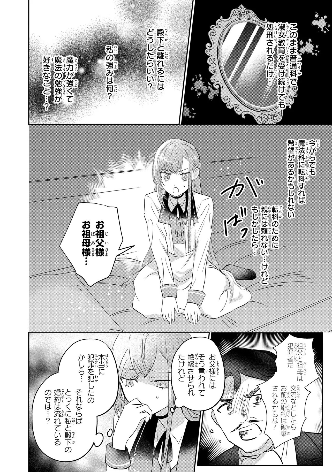 MAHOU NO KAGAMI: YARARE PPANASHI NO KIYOWA REIJOU GA GAMAN WO YAMETA TOKI, HANGEKI WO KAISHI SHIMASU Chap 2.2 - Pic 4